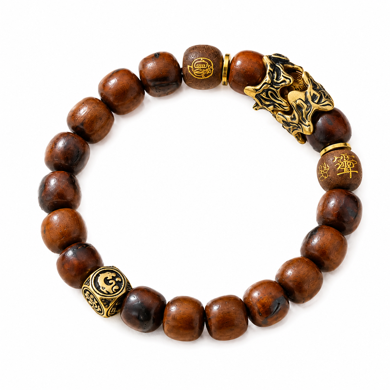 Pixiu Sandalwood Bracelet