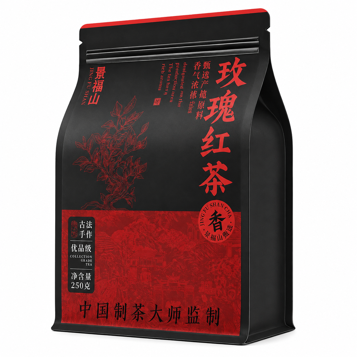 Premium Rose Black Tea™ Family Pack – 250g